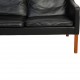 Børge Mogensen 2209 3-personers sofa i sort læder