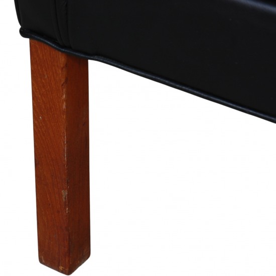 Børge Mogensen 2209 3-personers sofa i sort læder