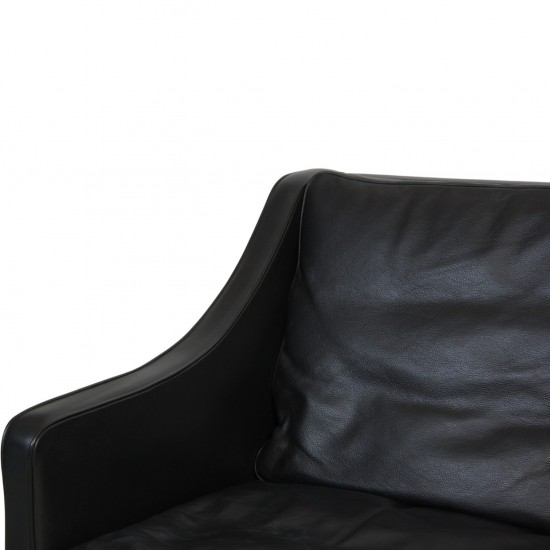 Børge Mogensen 2209 3-personers sofa i sort læder