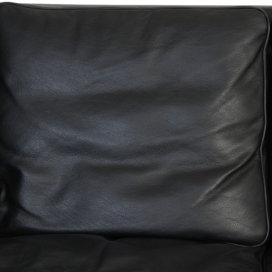 Børge Mogensen 2209 3-personers sofa i sort læder