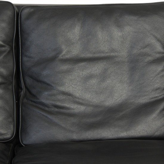 Børge Mogensen 2209 3-personers sofa i sort læder