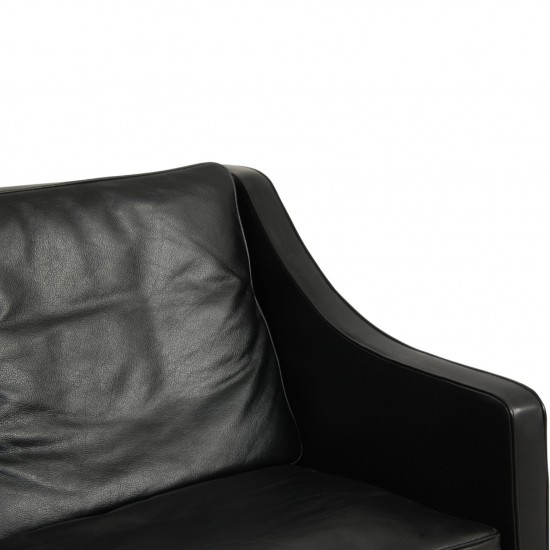 Børge Mogensen 2209 3-personers sofa i sort læder