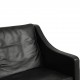 Børge Mogensen 2209 3-personers sofa i sort læder