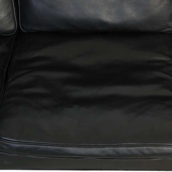 Børge Mogensen 2209 3-personers sofa i sort læder