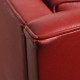 Børge Mogensen 2212 2.personers sofa i vinrødt læder