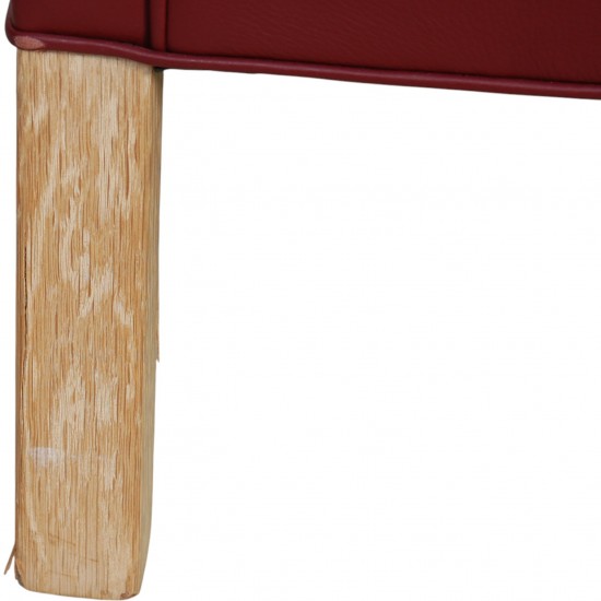 Børge Mogensen 2212 2.personers sofa i vinrødt læder