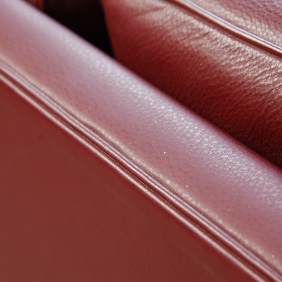 Børge Mogensen 2212 2.personers sofa i vinrødt læder