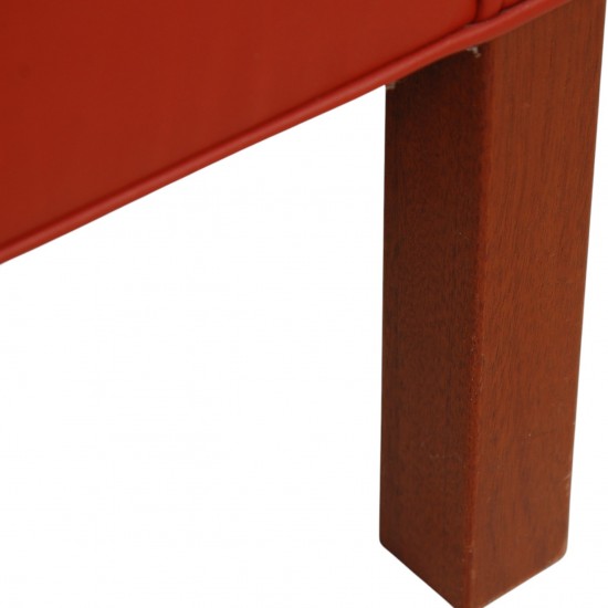 Børge Mogensen 2212 2.personers sofa i rødt læder