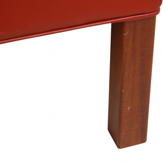 Børge Mogensen 2212 2.personers sofa i rødt læder