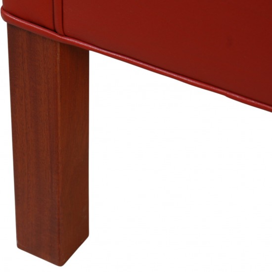 Børge Mogensen 2212 2.personers sofa i rødt læder