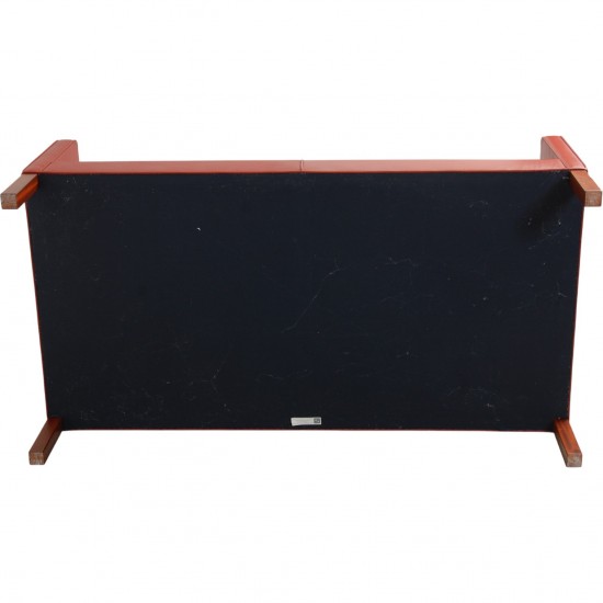 Børge Mogensen 2212 2.personers sofa i rødt læder