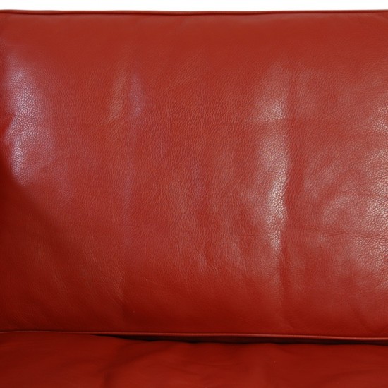 Børge Mogensen 2212 2.personers sofa i rødt læder