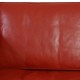 Børge Mogensen 2212 2.personers sofa i rødt læder
