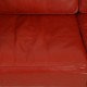 Børge Mogensen 2212 2.personers sofa i rødt læder