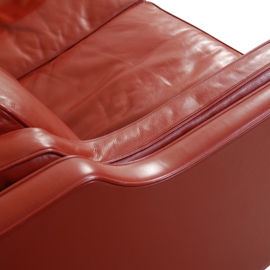 Børge Mogensen 2212 2.personers sofa i rødt læder