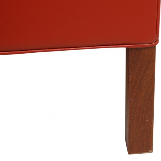 Børge Mogensen 2212 2.personers sofa i rødt læder