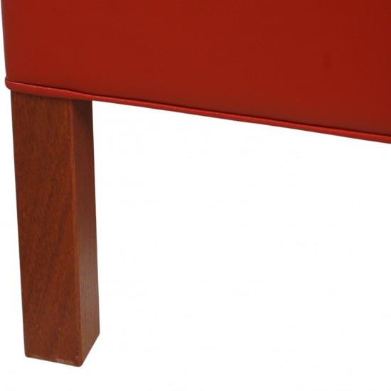 Børge Mogensen 2212 2.personers sofa i rødt læder