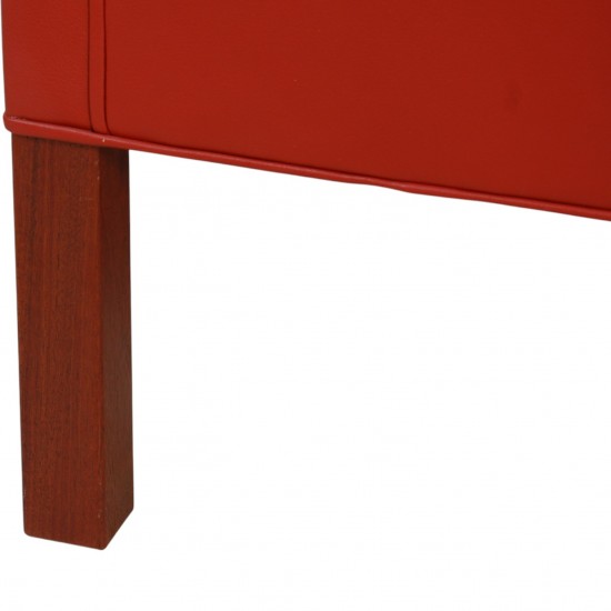 Børge Mogensen 2212 2.personers sofa i rødt læder