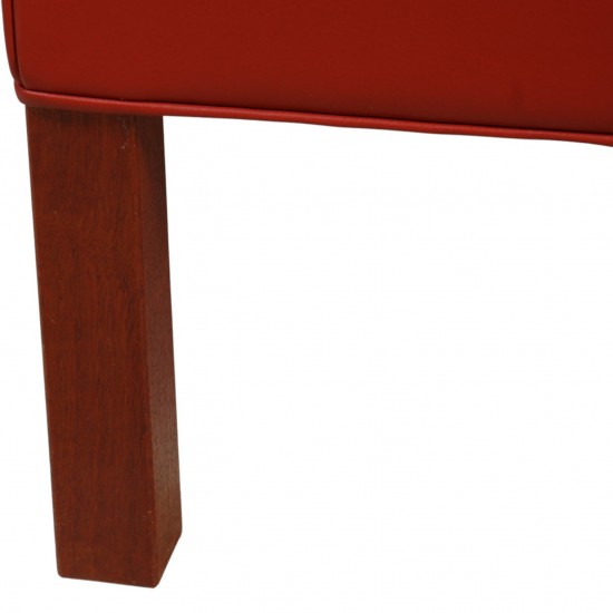 Børge Mogensen 2212 2.personers sofa i rødt læder