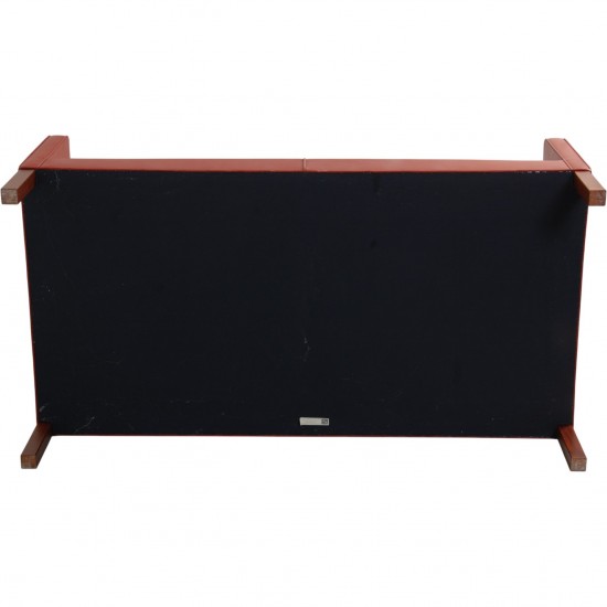 Børge Mogensen 2212 2.personers sofa i rødt læder