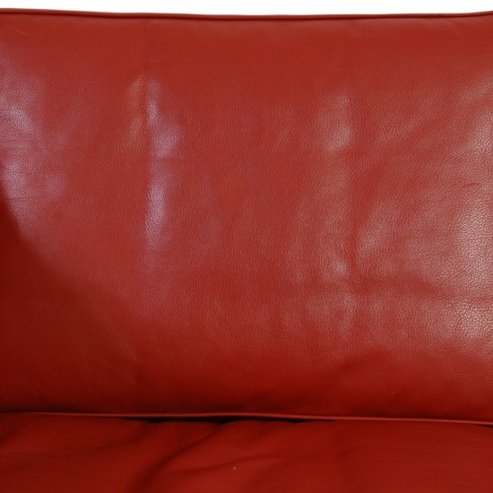 Børge Mogensen 2212 2.personers sofa i rødt læder