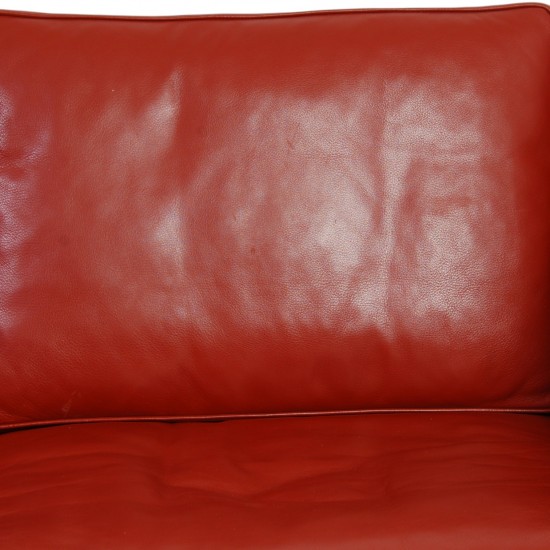 Børge Mogensen 2212 2.personers sofa i rødt læder