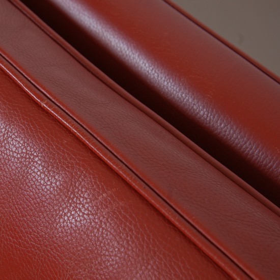 Børge Mogensen 2212 2.personers sofa i rødt læder