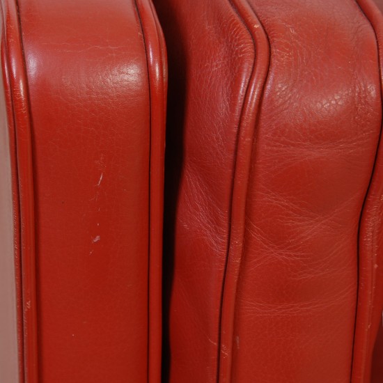 Børge Mogensen 2212 2.personers sofa i rødt læder