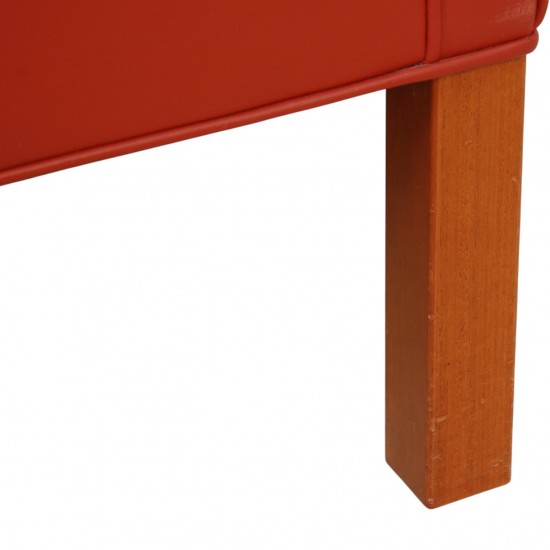 Børge Mogensen 2212 2.personers sofa i rødt læder