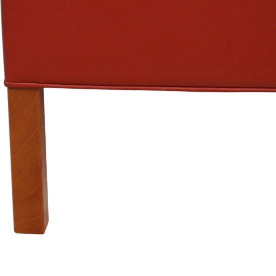 Børge Mogensen 2212 2.personers sofa i rødt læder