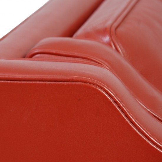 Børge Mogensen 2212 2.personers sofa i rødt læder