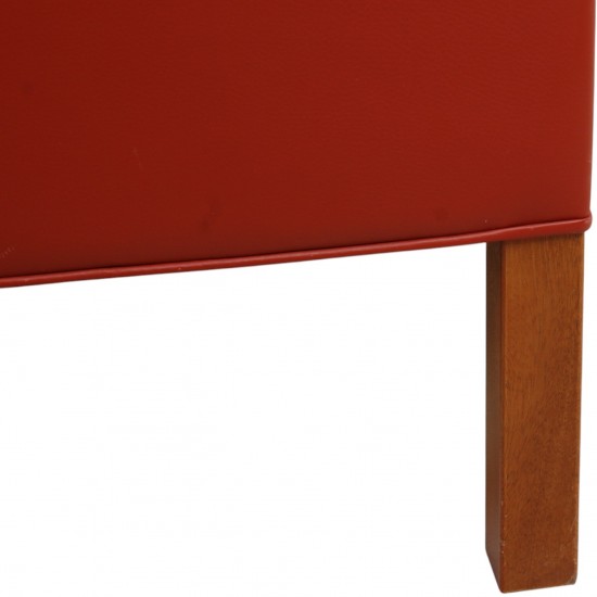 Børge Mogensen 2212 2.personers sofa i rødt læder