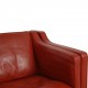 Børge Mogensen 2212 2.personers sofa i rødt læder