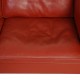 Børge Mogensen 2212 2.personers sofa i rødt læder