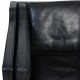 Børge Mogensen 2212 2-personers sofa i sort læder