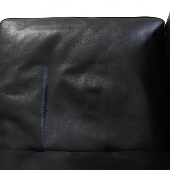 Børge Mogensen 2212 2-personers sofa i sort læder