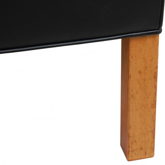 Børge Mogensen 2212 2-personers sofa i sort læder