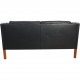 Børge Mogensen 2212 2-personers sofa i sort læder