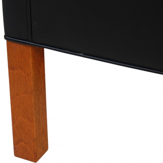 Børge Mogensen 2212 2-personers sofa i sort læder