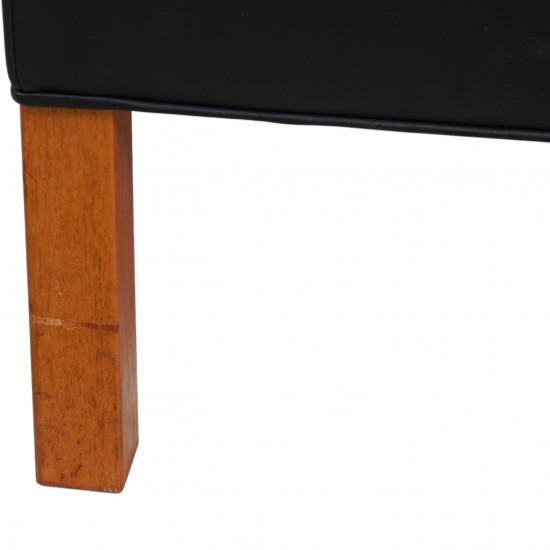 Børge Mogensen 2212 2-personers sofa i sort læder