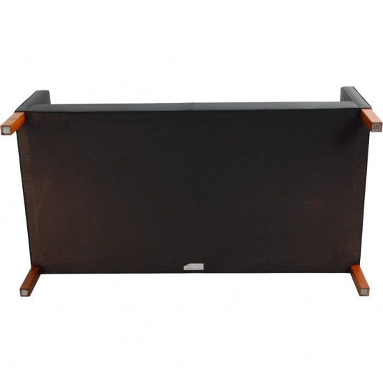 Børge Mogensen 2212 2-personers sofa i sort læder