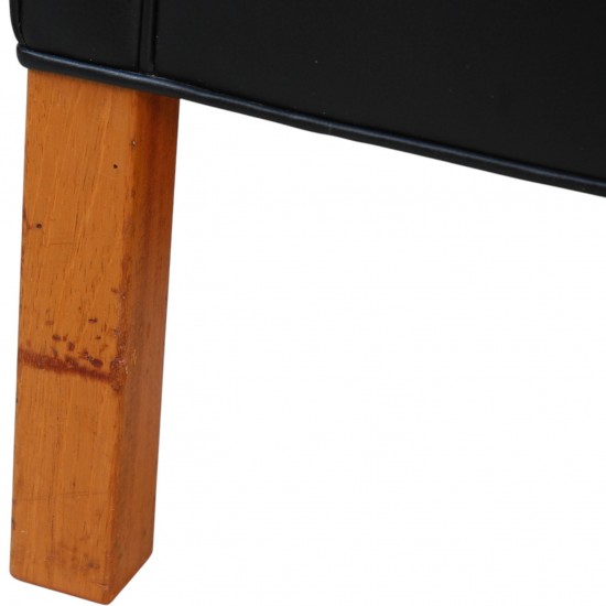 Børge Mogensen 2212 2-personers sofa i sort læder