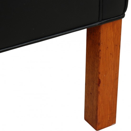 Børge Mogensen 2212 2-personers sofa i sort læder