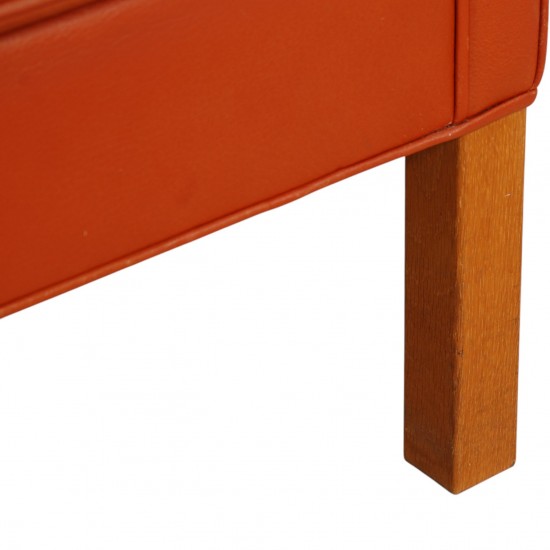 Børge Mogensen 2213 3-personers sofa i cognac læder