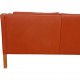 Børge Mogensen 2213 3-personers sofa i cognac læder