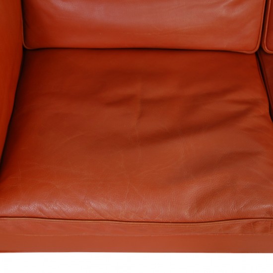 Børge Mogensen 2213 3-personers sofa i cognac læder