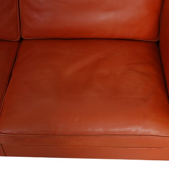 Børge Mogensen 2213 3-personers sofa i cognac læder