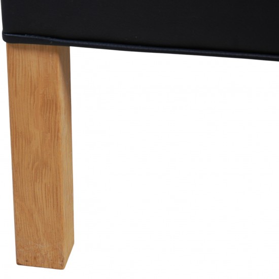 Børge Mogensen 2213 3-personers sofa i sort læder