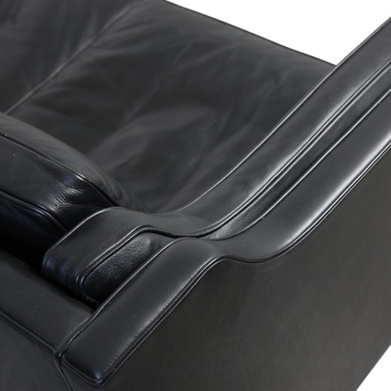 Børge Mogensen 2213 3-personers sofa i sort læder
