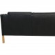 Børge Mogensen 2213 3-personers sofa i sort læder